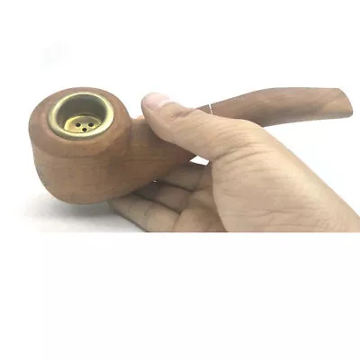 Tobacco Smoking Pipe Durable Tobacco Vintage Mahogany Smoke Pipes Gift • $18.69