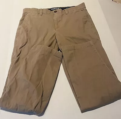 Mens Sonoma 34 32 Khaki Brown Flexwear Pants • $10.55