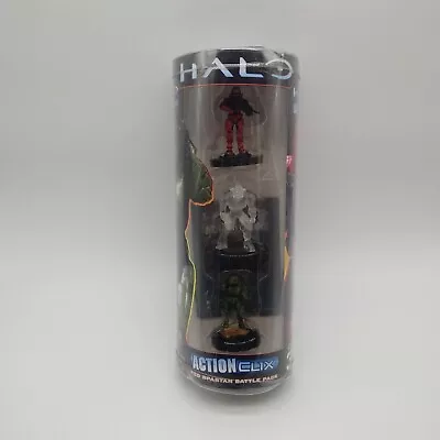 £19.95 • Buy Halo Master Chief Red Spartan Battle Pack 3 Collectable Mini Figures Action Clix