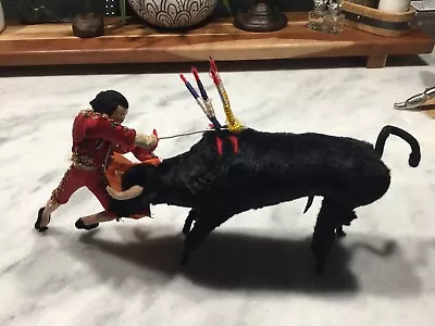 Roldan ? Goya Vintage Matador/ Bull Made In Spain • $45.95