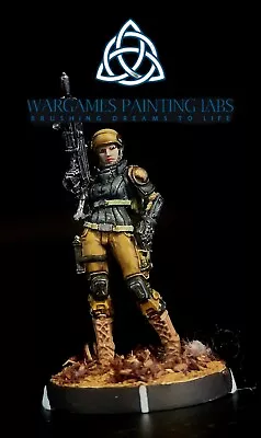 Handpainted Grunt Rifle Ariadna Infinity Collection Miniature For Wargames • £72.39