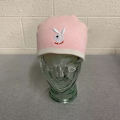 $9.99 • Buy Playboy Bunny White Stocking Watch Cap Winter Beanie Hat Toque