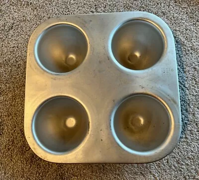 Vintage Wilton Mini Wonder 4 Cone Cake Pan 508-302 1971 • $10