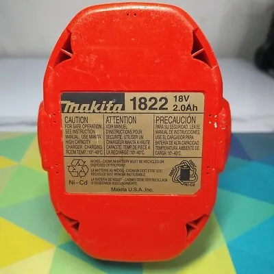 Makita 1822 18 Volt Battery Genuine Oem Untested! AS-IS! • $19.99