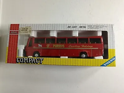 Joal Volvo Parrys Coastline Holidays Coach Red 1:50 Limited Edition Model Bus  • $17.89