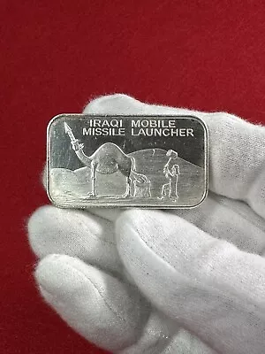 International Trade Unit Iraqi Mobile Missile Launcher 1 Oz .999 Silver Bar • $99.95