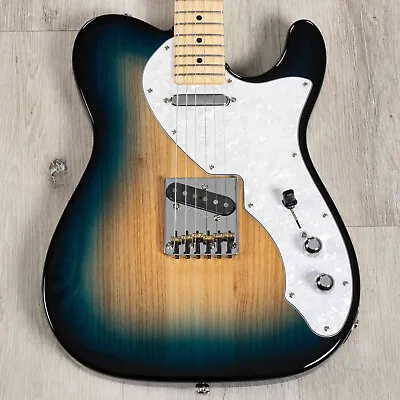 G&L USA Limited Run ASAT Classic Alnico Thinline Guitar No F-Hole Mako Blue • $1999