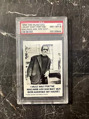 THE MUNSTERS Card #45 Leaf Brands U.S.A. 1964 Kayro-Vue Productions TV-PSA MT 8 • $86.45