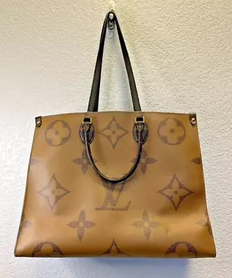 LOUIS VUITTON LV On The Go GM Reverse Monogram Women Handbag Tote Bag • $1604.80
