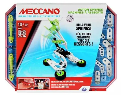 £27.99 • Buy SALE! - STEAM Building Kit - Meccano Action Springs Innovation Set