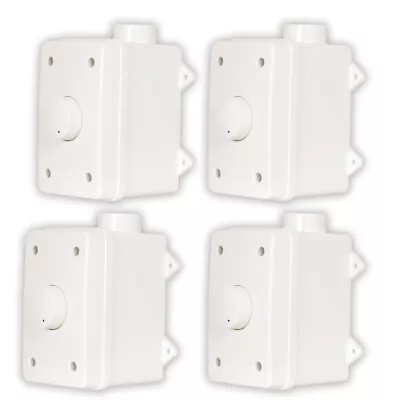 $130.88 • Buy Acoustic Audio AAOVCD-W Outdoor Volume Controls White Weatherproof 4 Piece Set