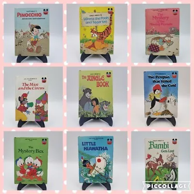 Vintage Disney Wonderful World Of Reading Hardcover Children's Books *UR Choice* • $5.95