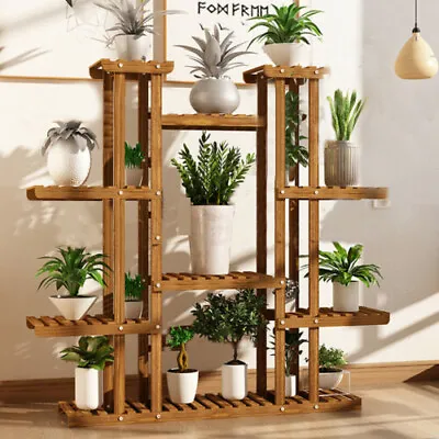 Heavy Duty Large Plant Stand Indoor Outdoor Planter Flower Holder Shelf Rack USA • $45.94