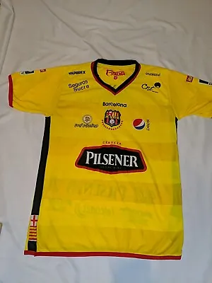 Ecuador 2017 Home Football Jersey Soccer Barcelona Banco Pichincha Shirt • $89.99