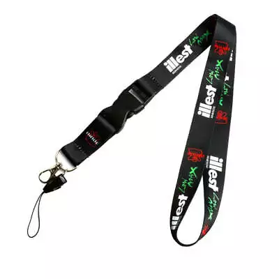 BRAND NEW ILLEST BRIDE Car Keychain Tag Rings Keychain JDM Drift Lanyard Black • $17.10