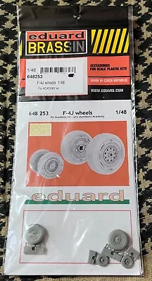 F-4J Wheels 1/48 For ACY (Resin) EDUARD 1/48 EDU648253 FREE USA SHIPPING • $13.95