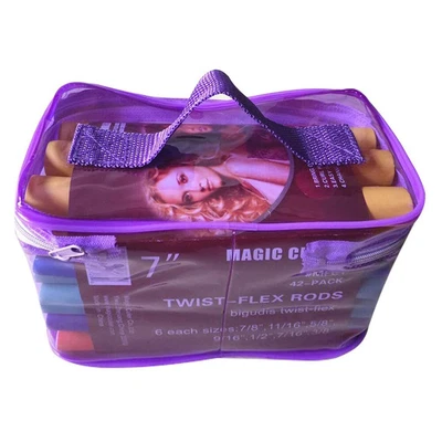 $21.44 • Buy 42pcs Foam Hair Curls Bendy Set Hair Rollers For Women Girls Long And Short Hair
