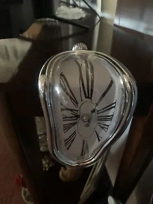 Salvador Dali Style Surrealist Melting Clock By Movebest For Mantle / Shelf • $9.99