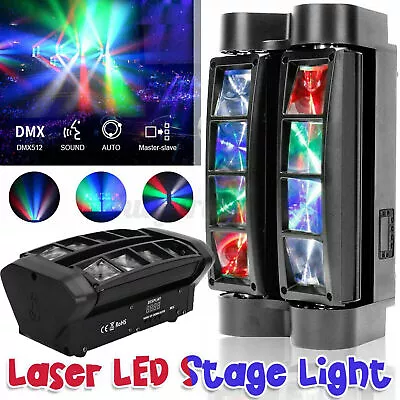 150W RGBW 8LED MINI Spider Beam Moving Head Stage Lighting Bar Disco DJ Lights • $79.99