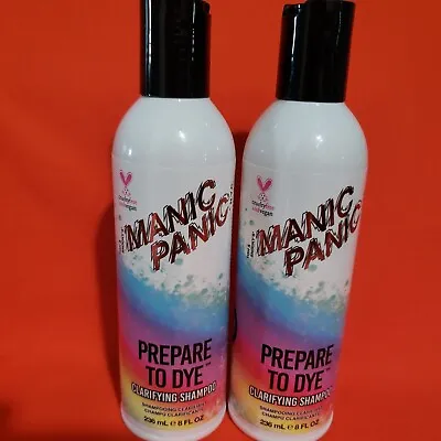 2x TISH&SNOOKY'S Manic Panic Clarifyinh Shampoo 8oz NWOB • $25.50