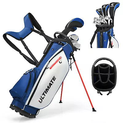 Men's Complete Golf Clubs Package Set 10 Pieces Includes Alloy Driver • $290.95