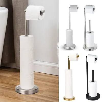 Toilet Paper Holder Standing Toilet Paper Holder Tissue Roll Holder Floor Stand • $34.86