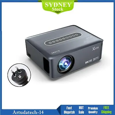 Ultra HD 8K Decoding Projection HDM USB LED&LCD AC 110-240V Home Film Projector • $229.71