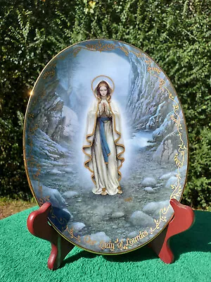 The Bradford Exchange Vintage  Our Lady Of Lourdes  From Visions Of Our Lady Pla • $28.89