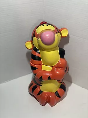 Treasure Craft Disney Tigger With Ladybug Cookie Jar Excellent Condition • $38