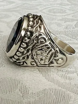$900 • Buy Watts & Co. London Sterling Bishop's Amethyst Episcopal Catholic Ring Size 10