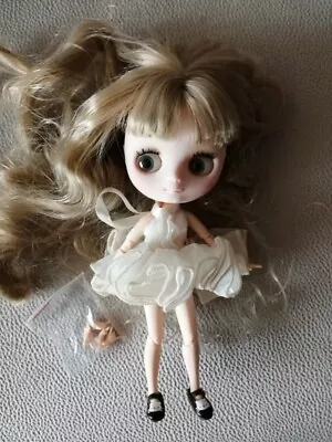 8  Blythe Doll Middie With Dress Shoes Color Eyes Long Hair Fashion BJD Toy Gift • $56.52