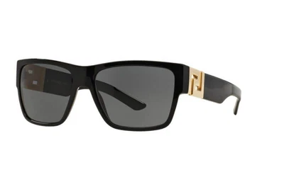 $251.95 • Buy Mens Versace Sunglasses Ve4296 Black/Dark Grey Sunnies