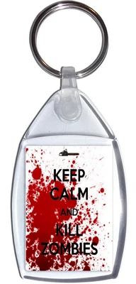 £2.20 • Buy Keep Calm And Kill Zombies - Keyring