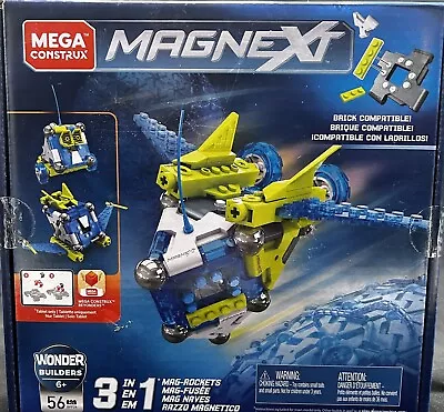 Mega Construx 3-in-1 Mag- Rocket  Sets  Kids Toys Space 467A • $11.49