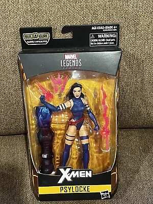 Marvel Legends Psylocke Apocalypse BAF 6  Action Figure Hasbro Black Hair Rare • $99.99