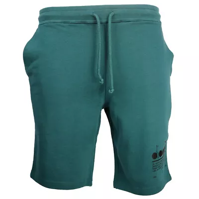 Diadora Bermuda Manifesto Shorts Mens Green Casual Athletic Bottoms 179479-60108 • $34.99