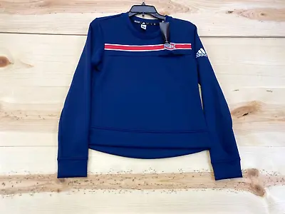 Montreal Canadiens Sweatshirt Womens Small Blue NHL Hockey Crewneck Light Adidas • $23.19