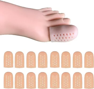 16 Pack Big Toe Caps And Protectors Gel Toe Covers Protect Toe From Rubbing • $12.99