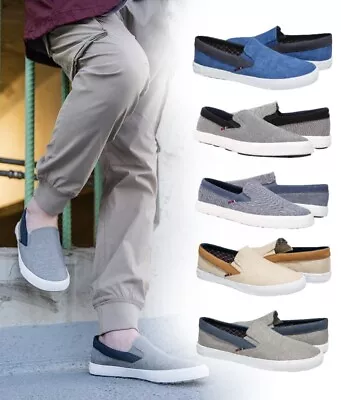 Ben Sherman Men's Percy Slip-On Canvas Sneaker - Casual Shoes For Everyday Wear • $32.99