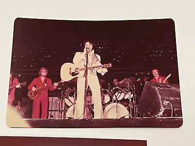 Elvis Presley Original Vintage 45+yr Old Kodak Photo Amazing Concert Stage Photo • $5.50