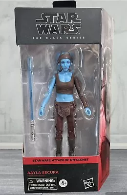 Star Wars The Black Series Aayla Secura 6  Action Figure Attack Of The Clones • $18.99