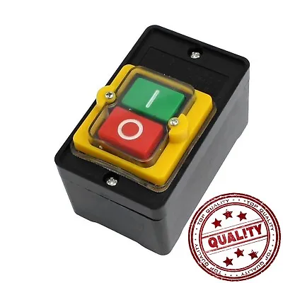 Waterproof Outdoor Push Button Switch On Off 380V Start Stop Single Phase Home • $13.65