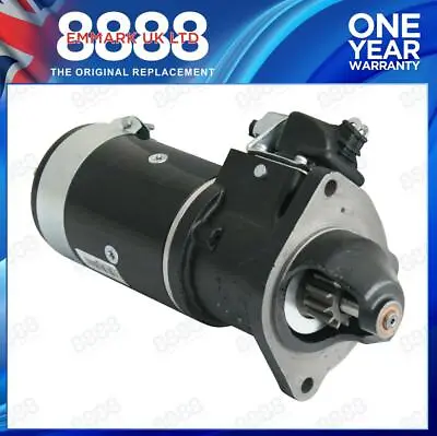 Fits Leyland Push Button Starter Motor 3-42 3DL 4-60 4DM 11 Teeth 12V 2.8KW • £175