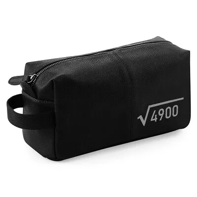 70th Birthday Men's Wash Bag Gift Idea Present Keepsake Dopp Kit  • £18.95
