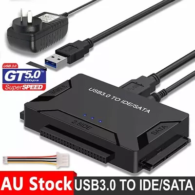 IDE/SATA TO USB 3.0 2.5 /3.5  Supported Hard Drives External Converter Adapter • $32.98