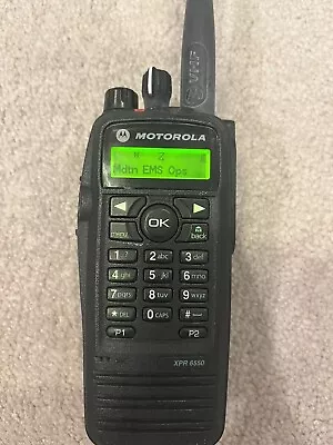 Motorola XPR6550 VHF 136-174Mhz AAH55JDH9LA1AN Digital Portable Radio MOTOTRBO • $175