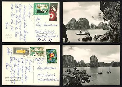 1965 North Vietnam Postcards To Germany DDR Real Photo Postcards Congai • $1.25