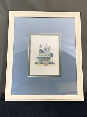 Gorgeous Martha Hinson Framed Print Signed And Numbered Victorian House 1874. • $9