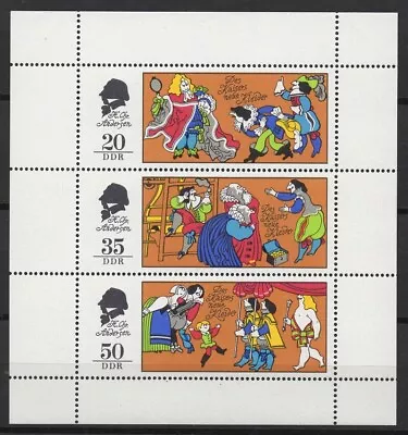 Germany DDR 1975 Sc# 1696a Mint MNH Andersen Fairy Tale Emperor Clothes Sheet • $1.79
