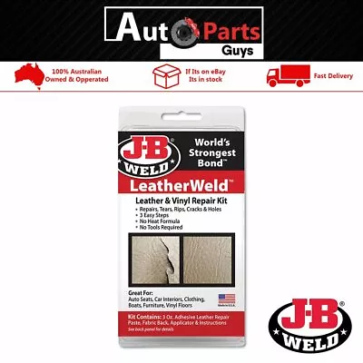 JB Weld Leather & Vinyl Car Upholstery Repair Kit Patch Boat Furniture | 2130 • $38.99